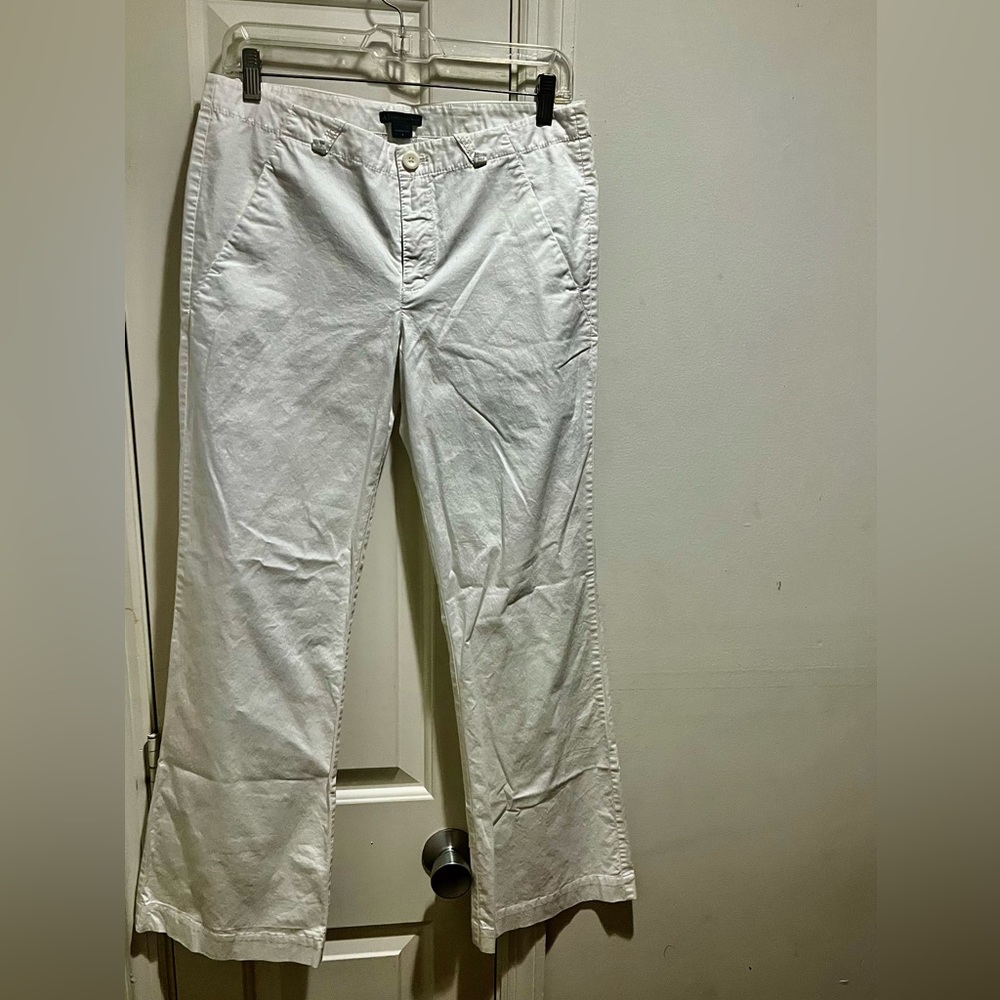 AX Armani Exchange chino flare leg pants
